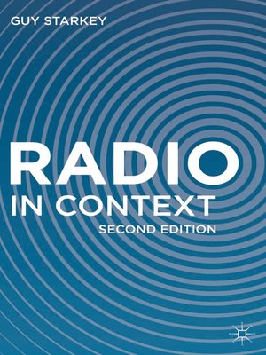 cover image of Radio in Context